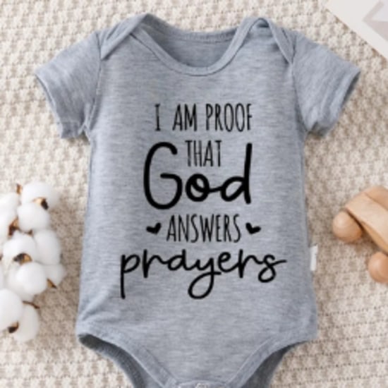 The Baby Onesie Is Proof of My Divinity, Featuring a Versatile Soft Round-Neck Design with Triangle Prints, for Outdo