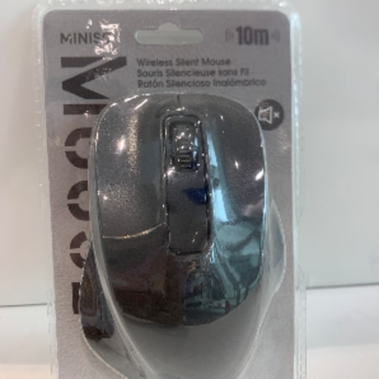 Ergonomic design wireless silent mouse (black)