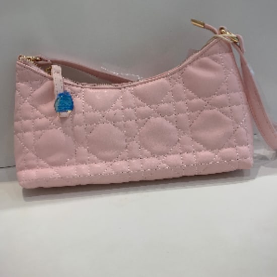 Classic Quilted series shoulder bag(pink)
