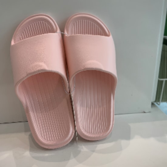 Women’s slippers with stripes(pink)