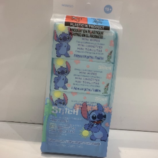 Disney lilo & stitch collection mini wipes (8wipes*8 packs)