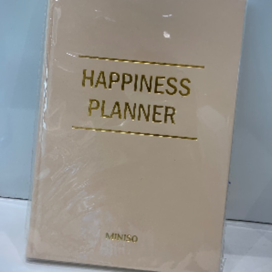 Peach pink series A5 Gold- stamping cover planner(96 Sheets)