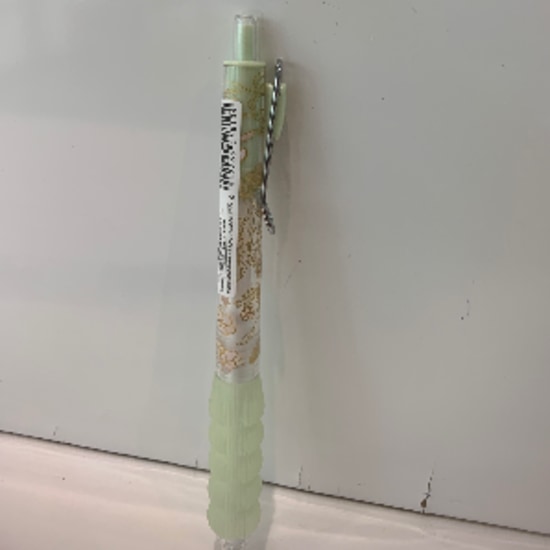 Soft grip collection steel-clip black gel pen