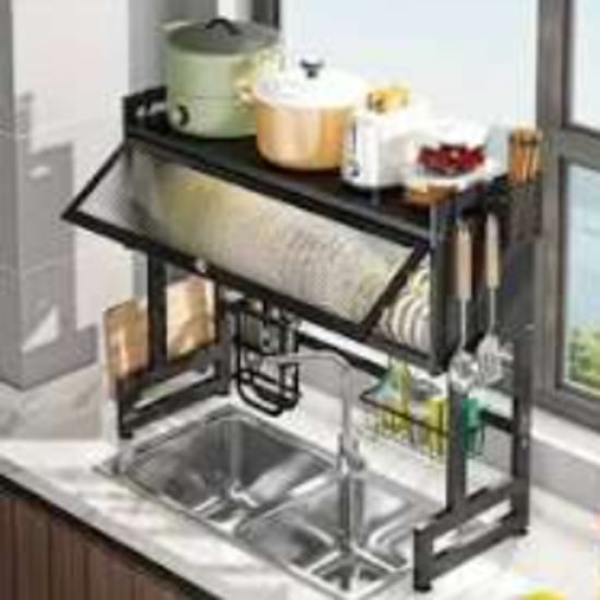 Over the sink kitchen rack