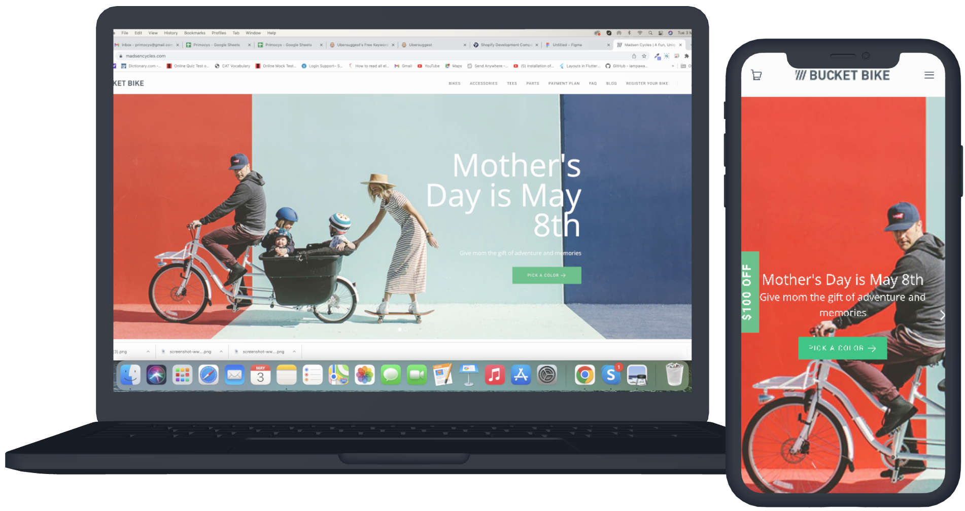 Shopify website design