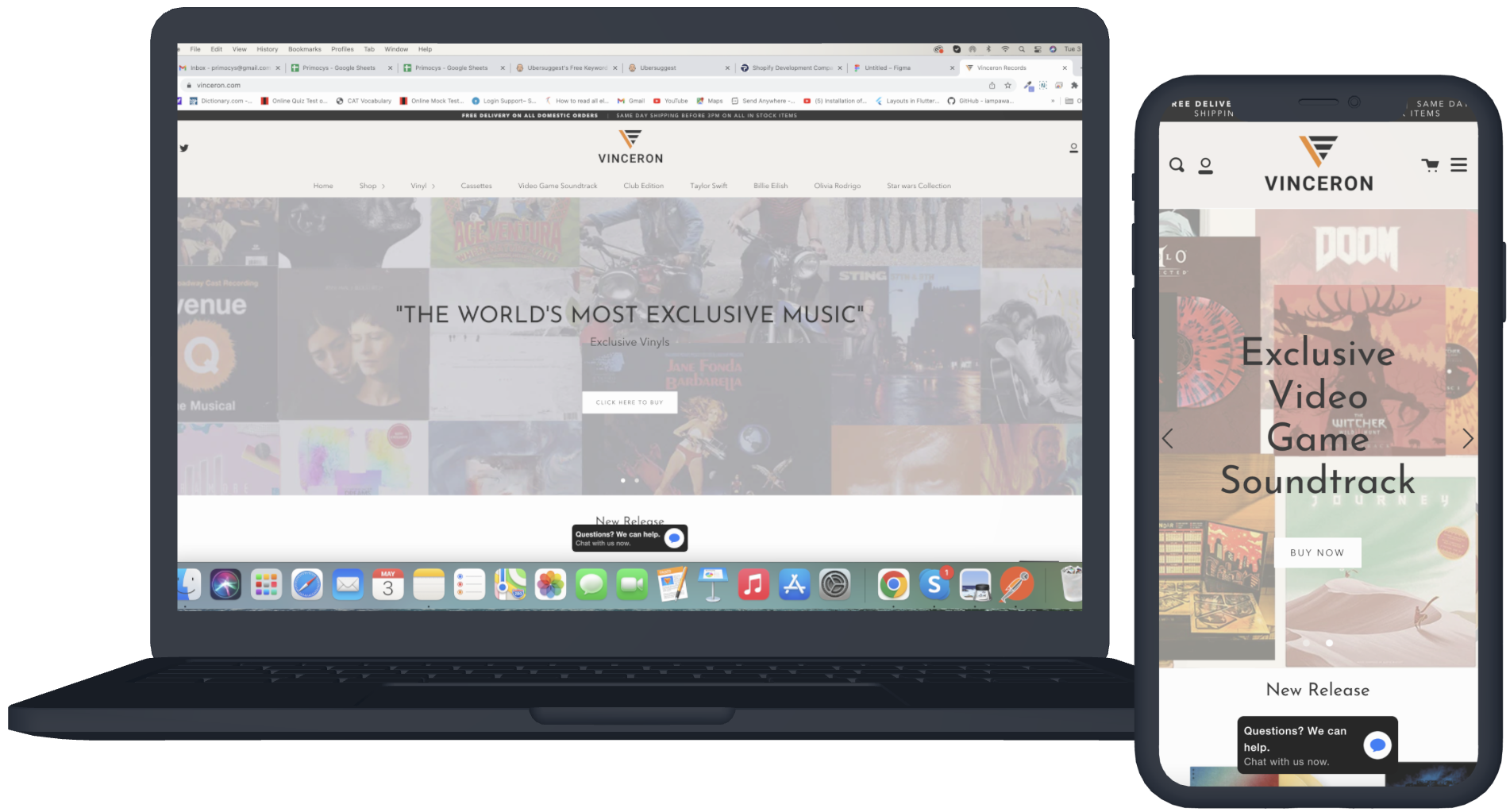ecommerce website development