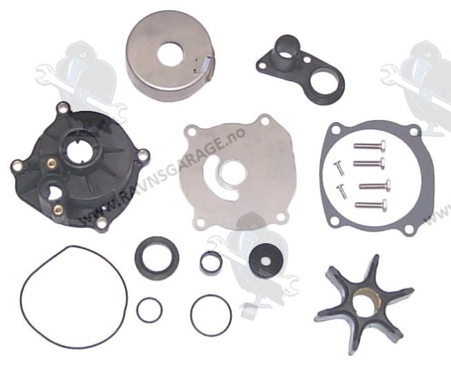 Vannpumpesett med hus(Johnson/E.), Erst: 434421