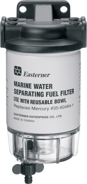 Drivstoffilter 10 Micron m/plastbolle 16 mm universal