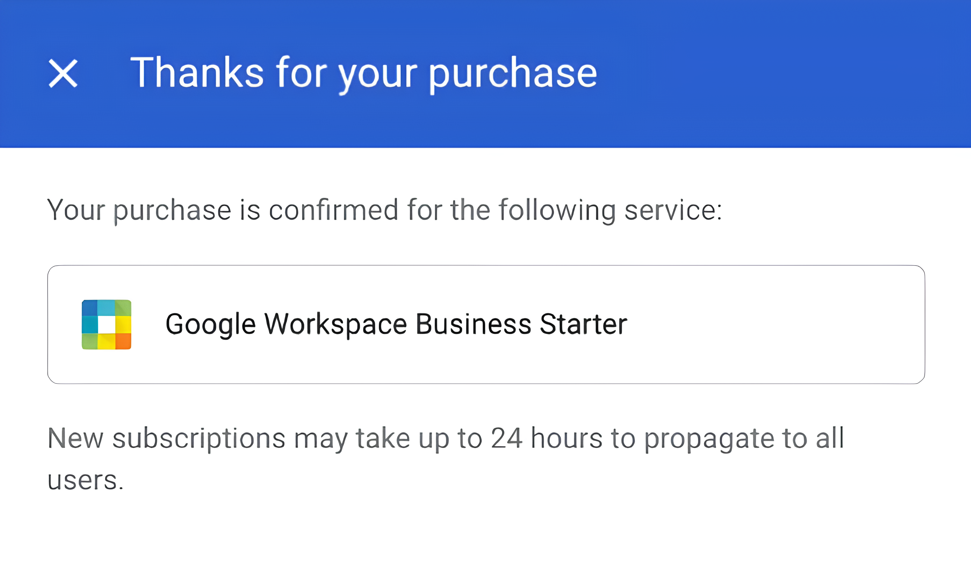 Success message showing the 10% discount applied