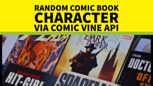 Serverless Demo - Random Comic Book Character via Comic Vine API