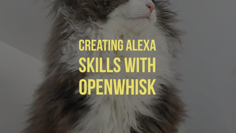 An Introduction to Creating Alexa Skills with OpenWhisk