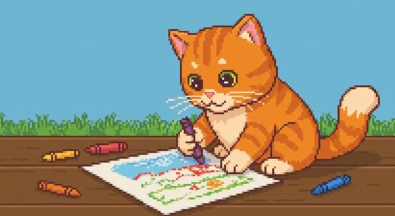 Pixel Art via Vibe Coding