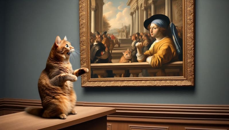 Creating Images with Generative AI via Conversation