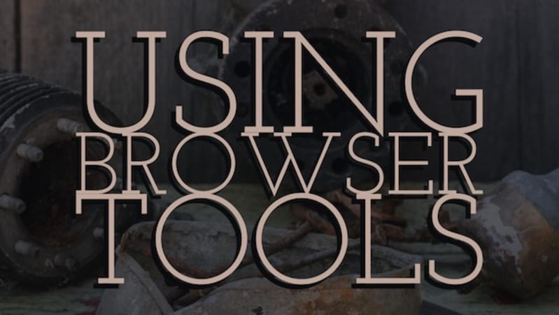 Recording for Browser Tools Presentation