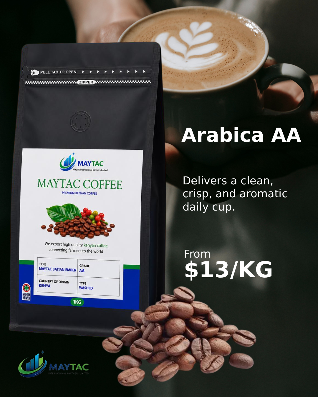Roasted Arabica AA beans