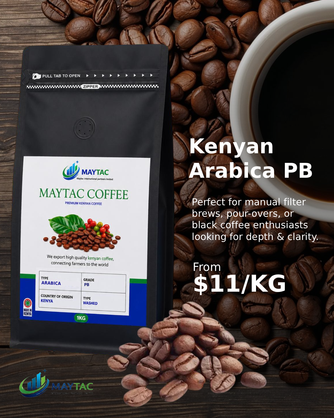 Arabica PB beans