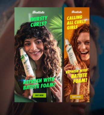 Website banners for Batiste