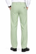 ETERIAN Premium Straight Fit Formal Trousers – Soft Mint Green