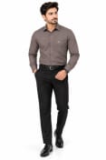 ETERIAN Mocha Brown Premium Formal Shirt