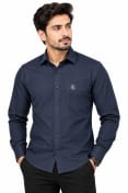ETERIAN Midnight Navy Premium Formal Shirt