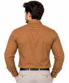 ETERIAN Caramel Brown Premium Formal Shirt
