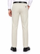 Eterian Lifestyle Premium Straight Fit Formal Trousers – Cream