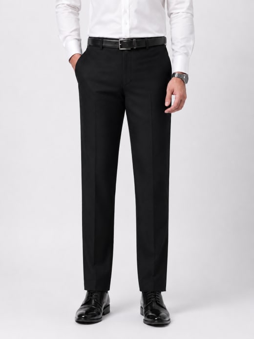 ETERIAN Essential Straight-Fit Formal Trouser