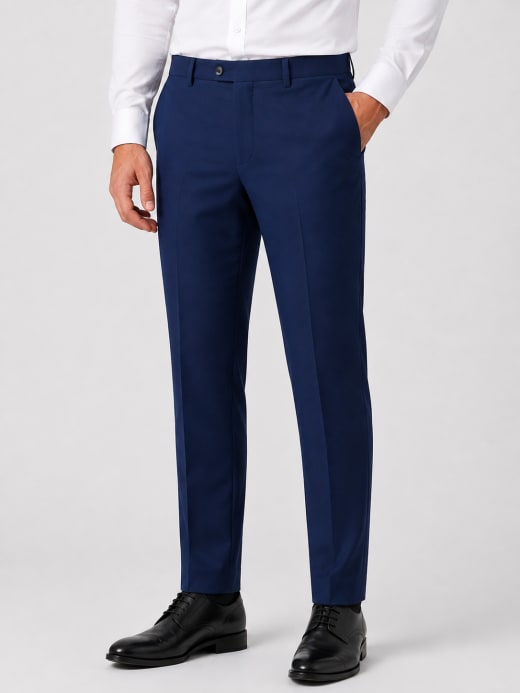 Eterian Executive Tailored Navy Blue Trouser