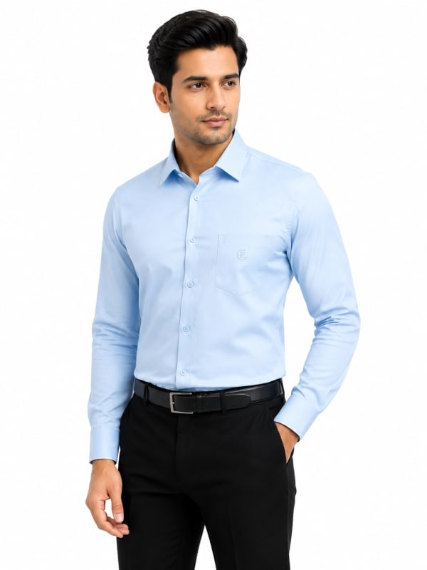 Eterian Classic Formal Shirt – Light Blue