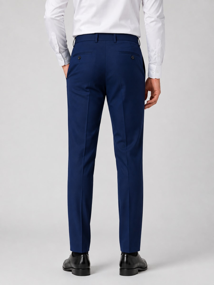 Eterian Executive Tailored Navy Blue Trouser
