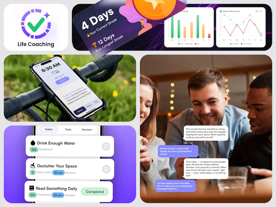 Life Coaching — Mobizio project portfolio screenshot