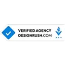 DesignRush Awarded excellence badge badge awarded to Mobizio