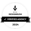 DesignRush Featured development agency badge awarded to Mobizio