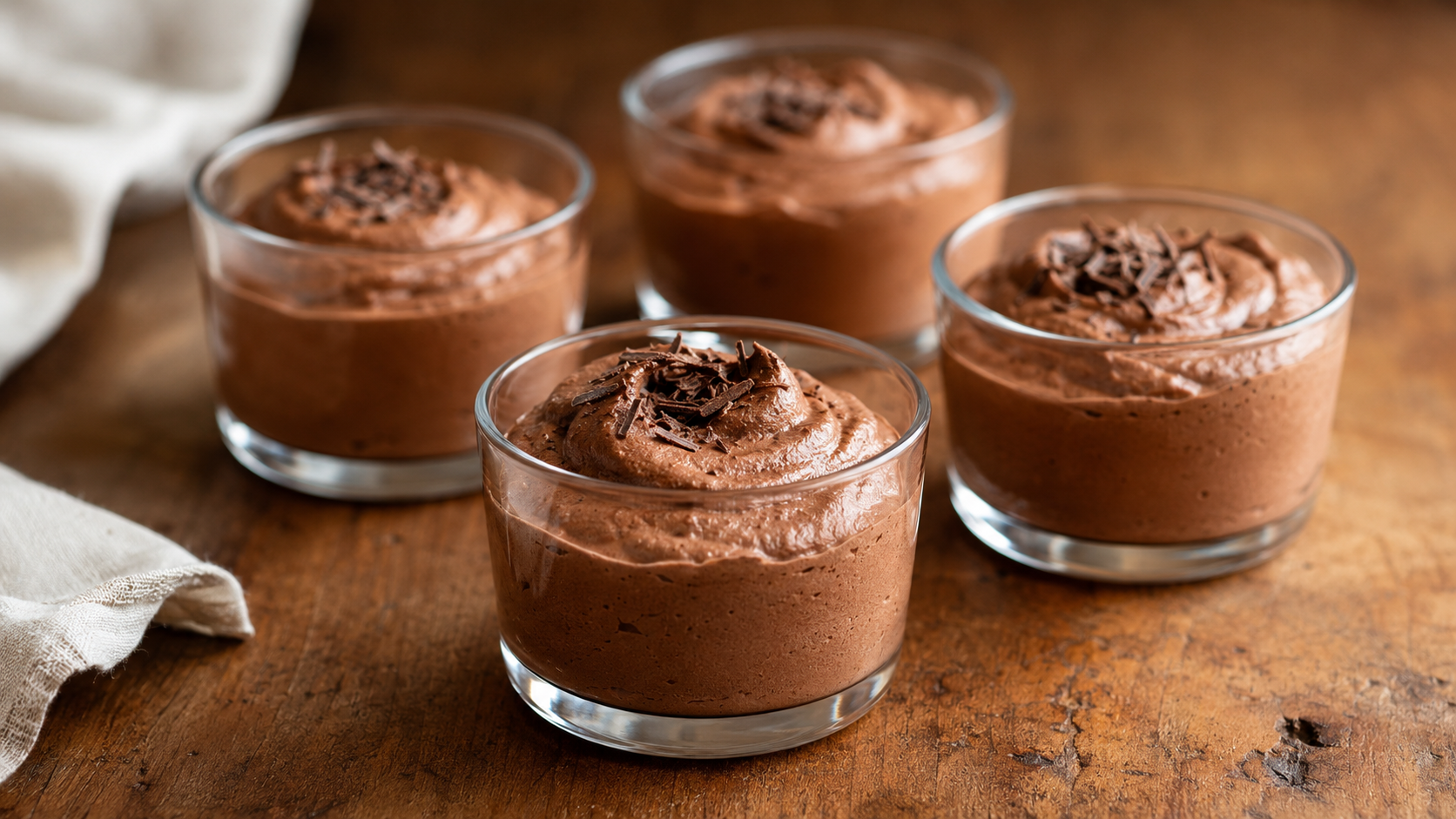 Mousse de Chocolate — receita do Chef Luisfrancisco