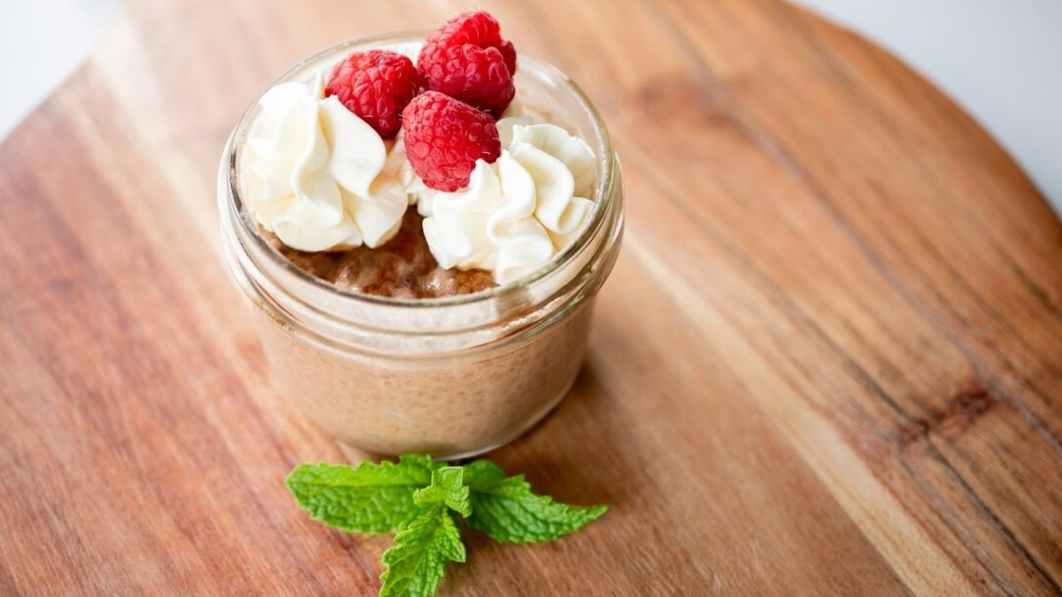 New Creamy Chocolate Chia Pudding Takes Sweet Spot - chocolate chia pudding