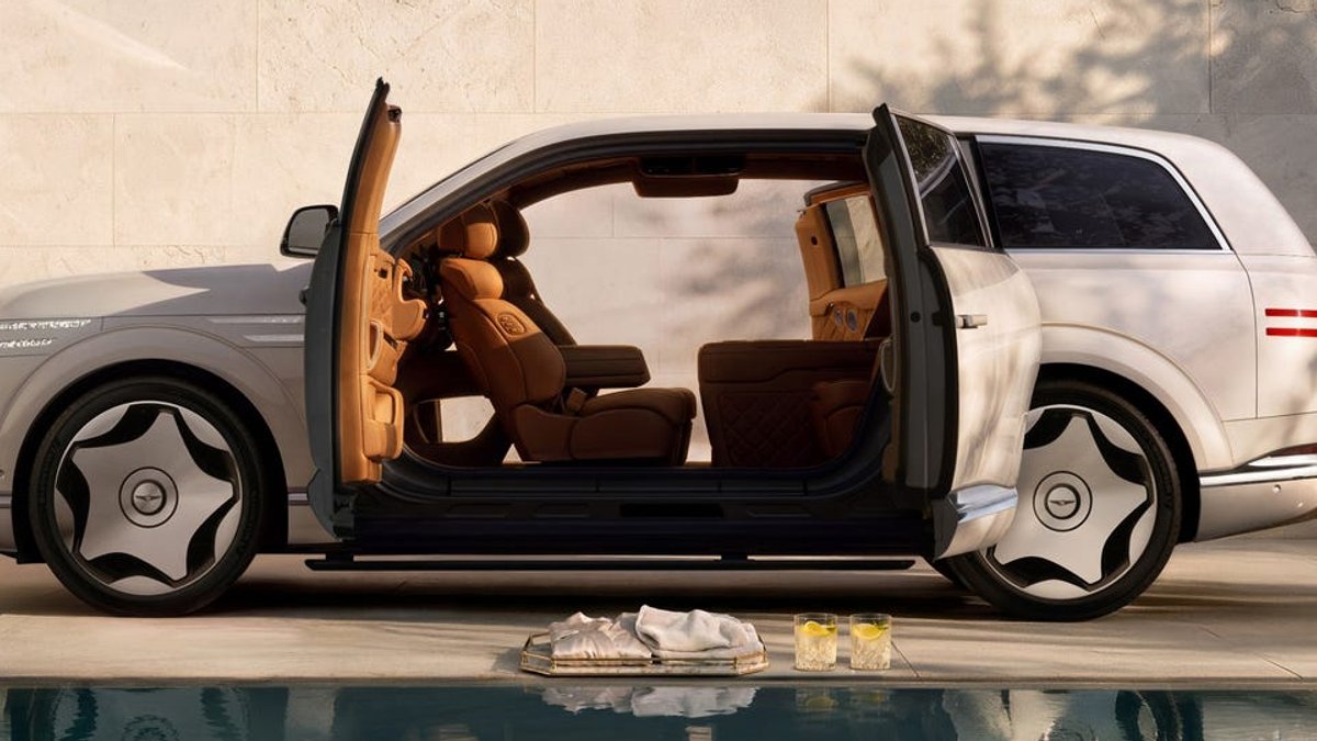 Genesis GV90 takes on Maybach with luxury EV SUV - luxury electric suv