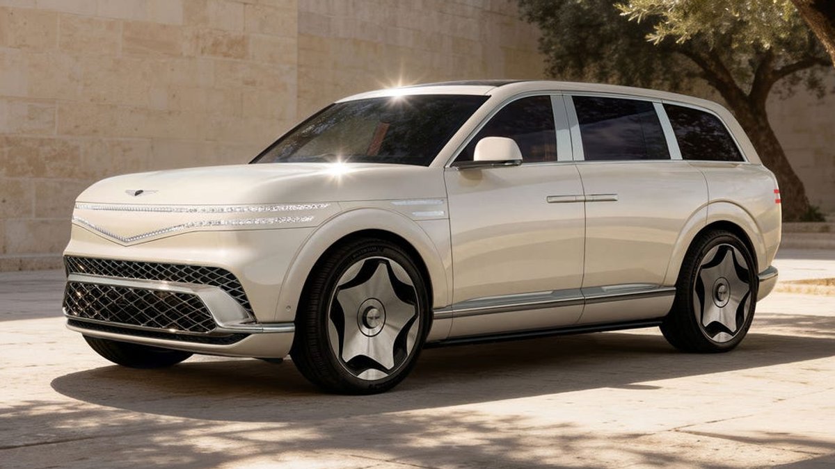 Genesis GV90 debuts with coach doors and luxury interior - luxury electric suv