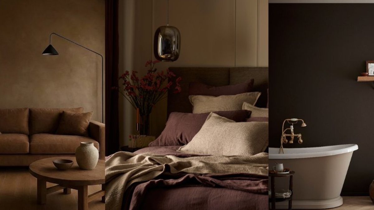 Brown dominates autumn interior trends - autumn interior