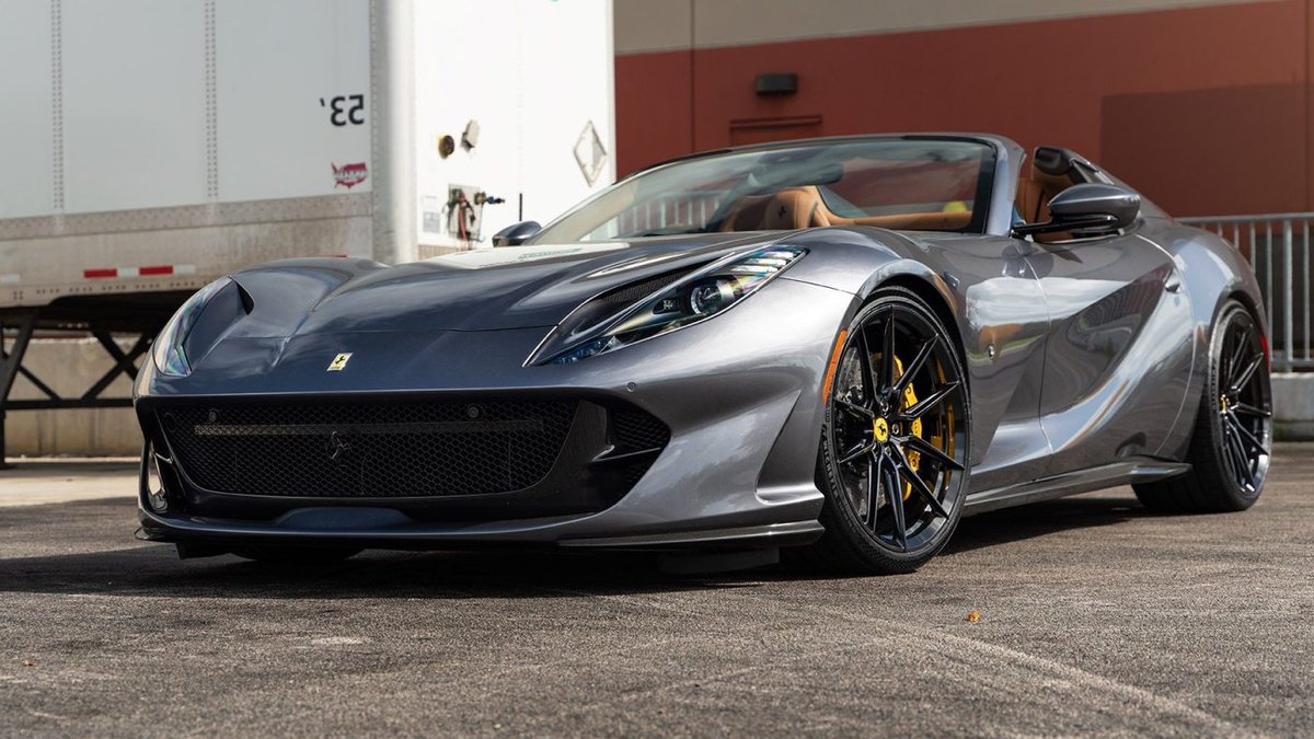 Novitec upgrades Grigio Silverstone Ferrari 812 GTS - ferrari 812 gts