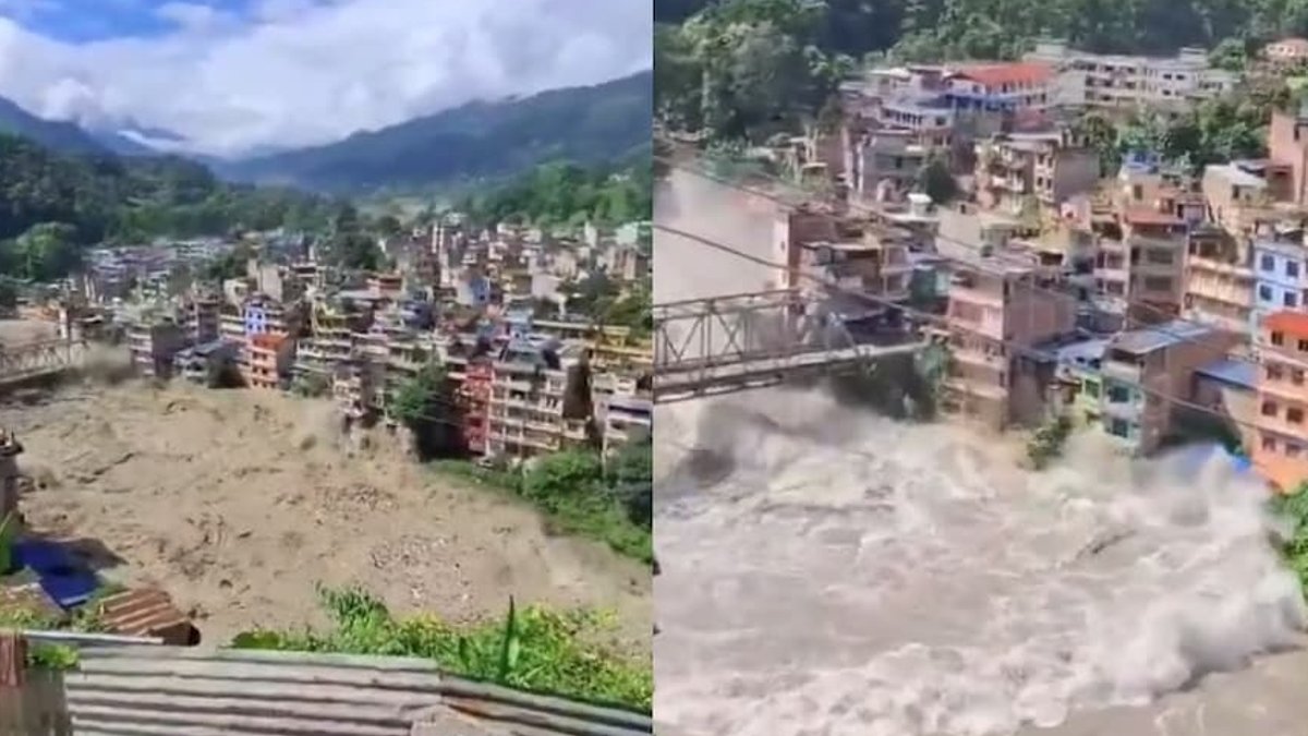 Nepal flash floods destroy bridges, roads in Trishuli - nepal flash floods