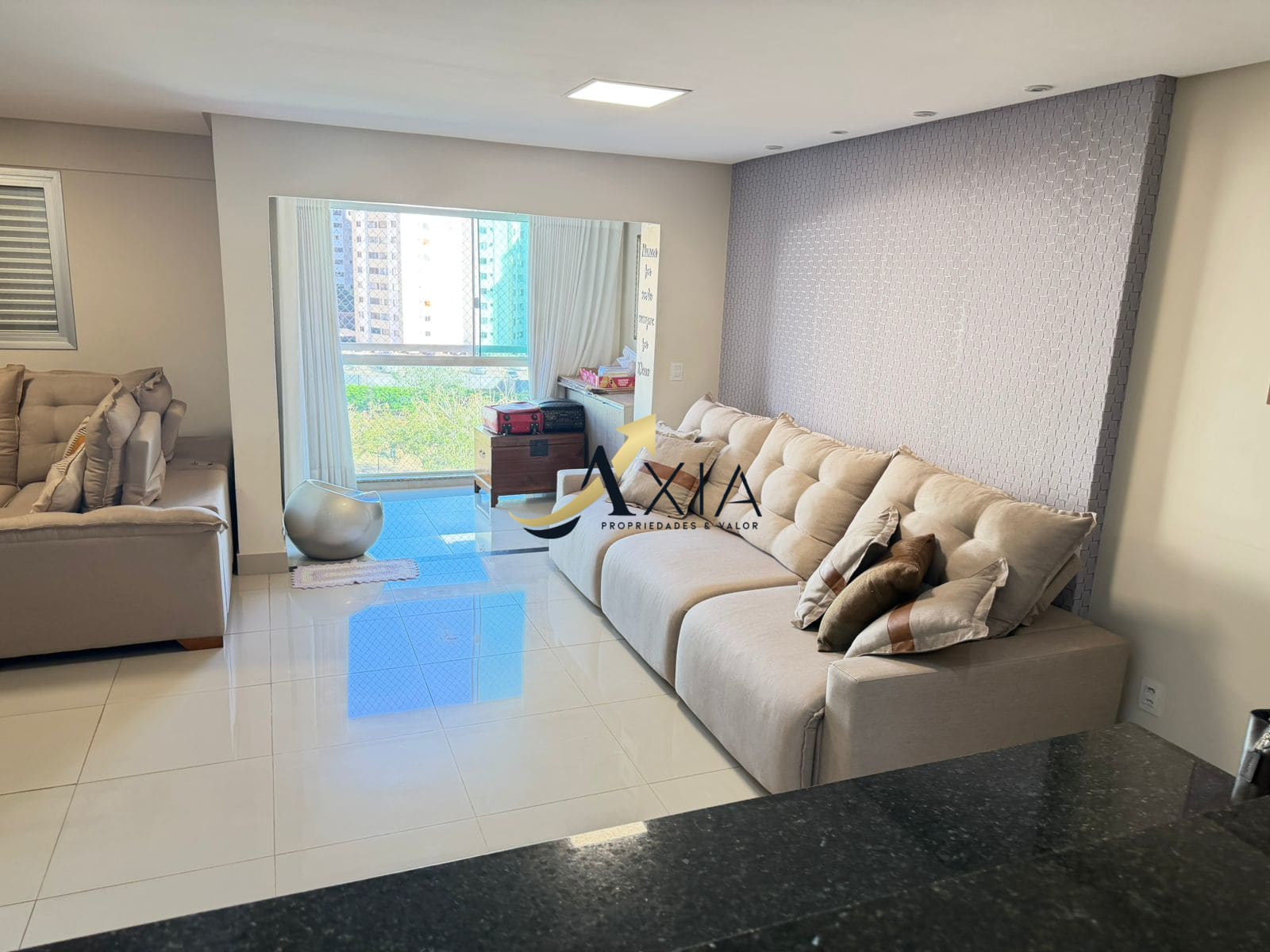 Apartamento mobiliado para alugar no Residencial Eldorado, Goiânia. 2 quartos, 2 garagens, lazer completo. — foto 2
