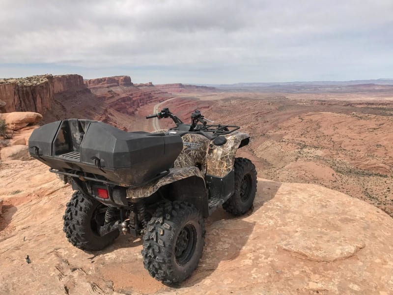 golden spike trail moab wreak 2019