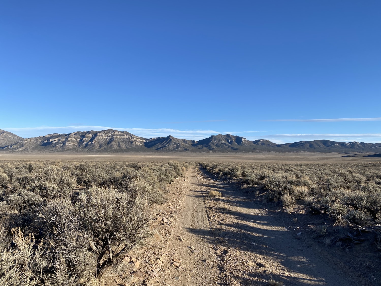 Cave Valley Dry Lake Bed Crossing