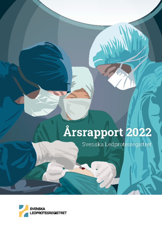 Första sidan på Ledprotesregistrets årsrapport 2022.