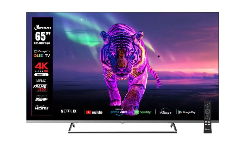 TELEVISOR RIVIERA 65" QLED 4K UHD GOOGLE TV