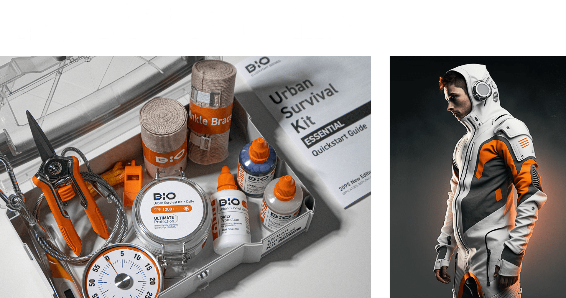 Surviving 2095: Urban Survival Kit &  Personal Climate-Controlled Suit