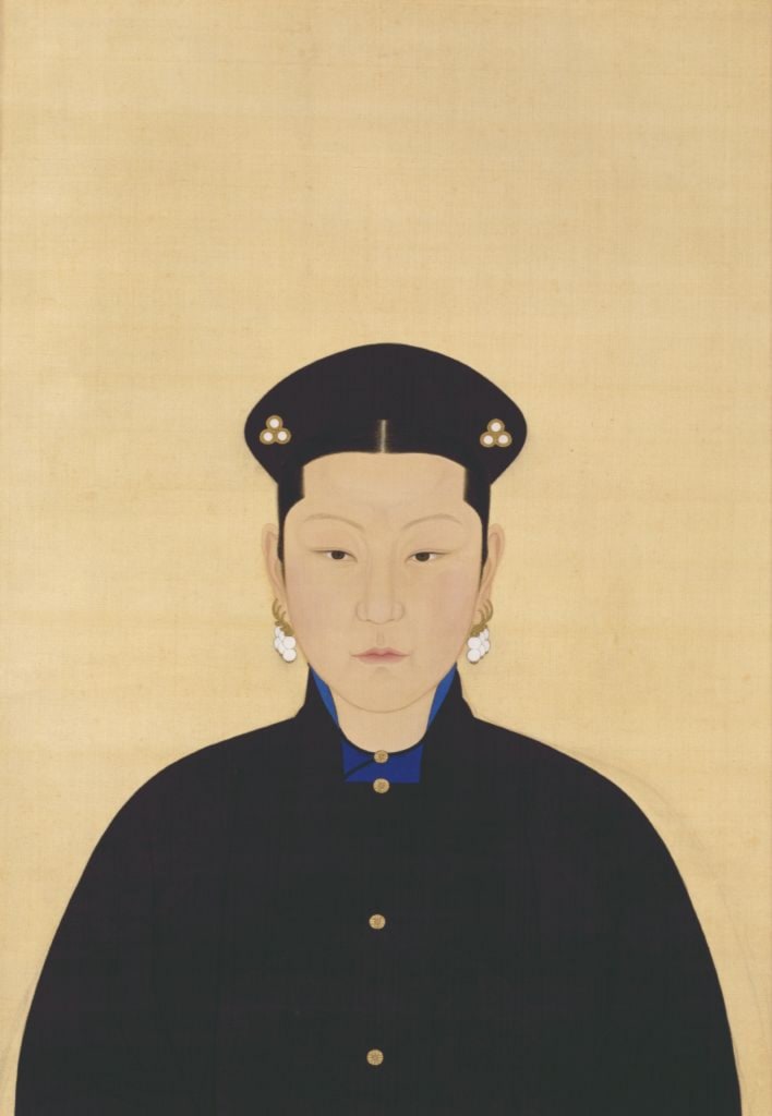 Portrait of Empress Xiaozhaoren in Her Informal Court Robe, the Palace Museum