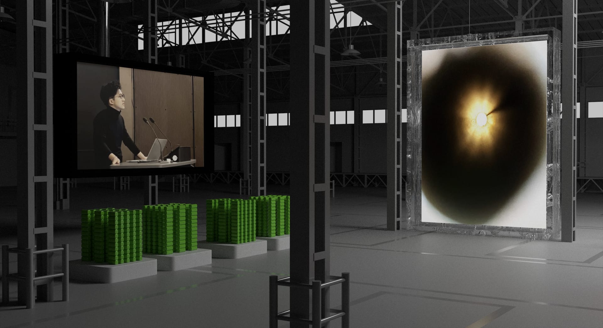Yingying Zhang / Sibo Chen, 2022, 87 x 47 inches, Inkjet Print, London
