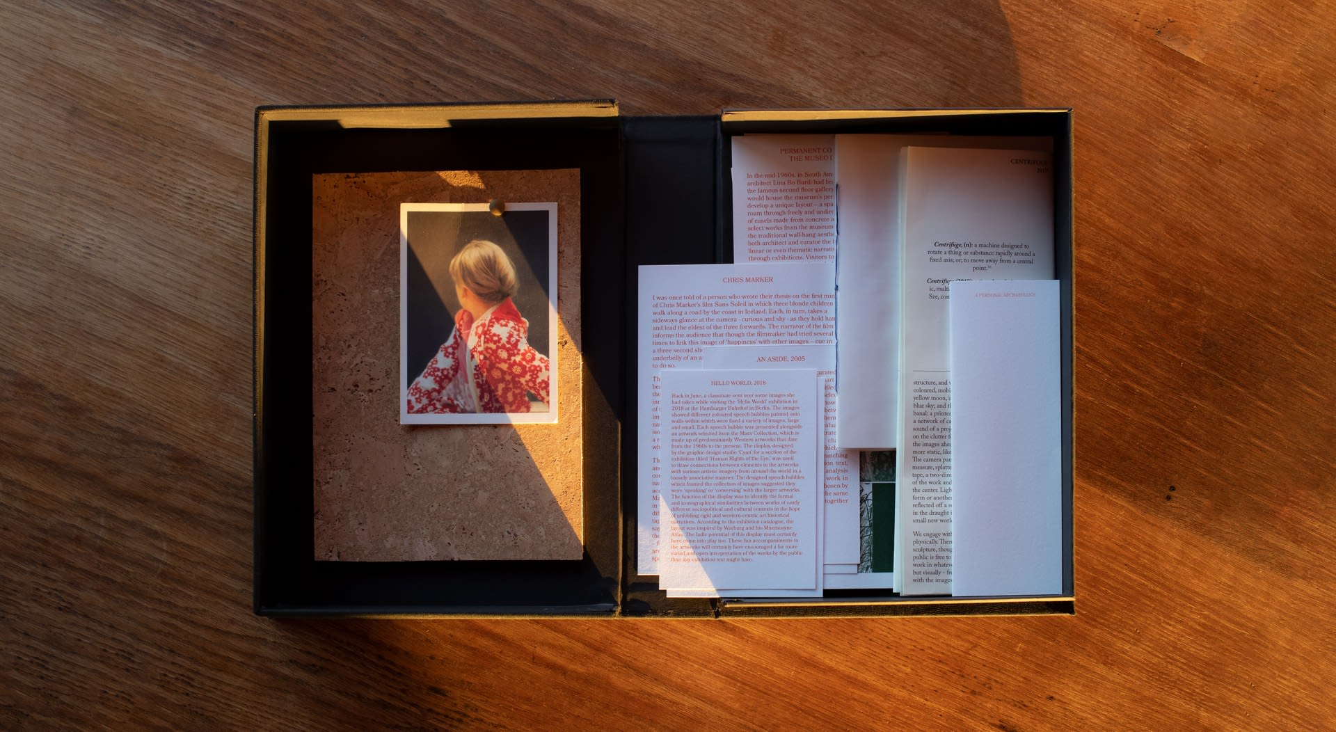 The Pinboard Project: Archive Box. Image: 'Betty', Gerhard Richter, 1988. 