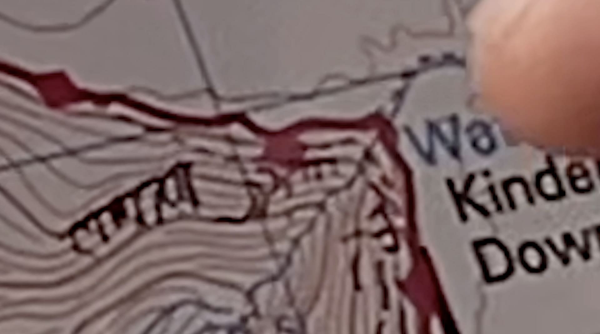 a close up of a map on a phone screen